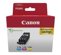Juego De Cartuchos De Impresora Canon 4541B018 CHROMALIFE 100+ CLI 526 Multipack