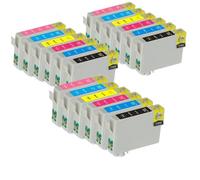 Juego de Cartuchos de Tinta compatibles 18X T0791 T0796 para Stylus Photo P50 1500W Serie 1400