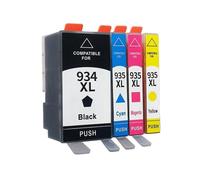 Juego de Cartuchos de Tinta compatibles 934XL 935XL para impresoras Officejet Pro 6230 6830 6835 6812 6815 6820(1 Set)