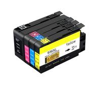 Juego de Cartuchos de Tinta compatibles 936 937 938 936XL para Modelos de Impresora Officejet Pro 9110b 9120 9130 9720 9730 4S6X3A 4S6X0A(936 4COLOR 1SET)