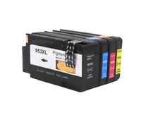 Juego de Cartuchos de Tinta compatibles 953XL para OfficeJet Pro 7720 7730 7740 8210 8218 CMYK Negro(1SET)