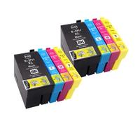 Juego de Cartuchos de Tinta compatibles con la UE T2701 T2702 T2703 T2704 T2711 para Workforce WF3620 WF3640 WF7110 WF7610 WF7620(EU T2711 2set)