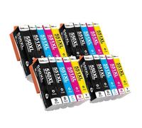 Juego de Cartuchos de Tinta compatibles INKARENA PGI 550 CLI 551 para MG5450 MG5550 MG5650 MG6450 MG6650(PGI 550 CLI 551 4Set)