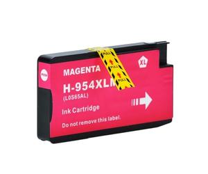 Juego de Cartuchos de Tinta compatibles para impresoras 954 HP954XL Negro Cian Magenta Amarillo para impresoras OfficeJet Pro 7740 8210 8710 8715 8716 8720 8725 8730 8740(1pcs mag)