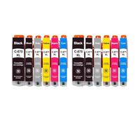 Juego de Cartuchos de Tinta compatibles PGI-870 CLI-871 para impresoras MG5780 MG6880 MG7780 PGI870XL CLI871XL 870XL 871XL Disponible en 1 2 3 4 Paquetes(6COLOR 2SET)