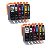 Juego de cartuchos de tinta compatibles PGI820XL CLi821 para impresoras IP3680 IP4680 IP4760 MX868 MX876 MP545 MP558 MP568 MP628 MP638 Disponible en 1 2 3 4 Opciones de configuración(6COLOR 2SET)