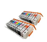 Juego de Cartuchos de Tinta de 10 Colores, Compatible con Canon, PGI-72 | PGI 72 PGI72, PIXMA Pro-10 Pro-10S, tinta dye, con chip, 10 piezas(2 set)