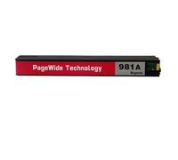 Juego de Cartuchos de Tinta de Color de Alto Rendimiento 981/981A - Compatible con HP PageWide Enterprise 556, 586, E58650 y E55650 (556xh, 556dn, 586dn, 586f, 586z)(1PCS Magenta)