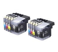 Juego de Cartuchos de Tinta para Impresora LC529 LC529XL compatibles con impresoras DCP-J100 DCP-J105 MFC-J200, Paquete de 4(2 Set)