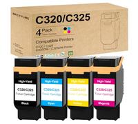 Juego de cartuchos de tóner C320 C325 (con chip) de repuesto para impresora Xerox C320 006R04821 006R04822 006R04823 de alto rendimiento compatible con impresora Xerox C320 C325 C320DNI C325DNI