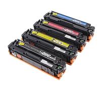 Juego De Cartuchos De Tóner Compatibles con HP CF410X CF410A-CF413A CF413X For Impresoras Color Pro MFP M477 Y M452.(CF410A-CF413A)