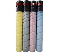 Juego de Cartuchos de tóner compatibles para C360 C7722 C7728 C220 C280 - Incluye Modelos TN319 y TN216 - Paquete de 4 (Negro, Cian, Magenta, Amarillo)
