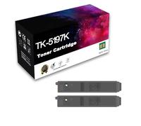 Juego De Cartuchos De Tóner Láser CMYK Premium Compatibles para Kyocera TK-5197C TK-5197M TK-5197Y TK-5197K TASKalfa 306ci 307ci 308ci,2 BK-1 Pack