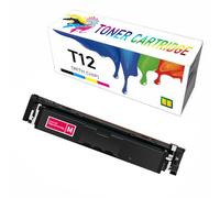 Juego de Cartuchos de tóner T12 de Alta Capacidad compatibles con impresoras Canon Color ImageCLASS X LBP1333C MF1333C I-SENSYS X C1333i C1333iF C1333P, con Chip, BK/C/M/Y,Magenta-1Pack