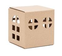 Juego de casa de papel en miniatura: kit de construcción de bricolaje, paneles cortados con precisión, juguete de aprendizaje práctico | Actividad artesanal creativa para proyectos escolares infantile
