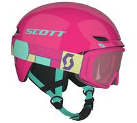 Juego de casco y gafas Scott Keeper 2 + Witty Jr Talla de casco: 53-56 cm / Color: rosa/azul
