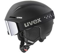 Uvex Viti Set, casco de esquí + máscara de esquí, junior, negro 51-55cm Black Matt