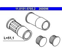 Juego de casquillos guía, pinza de freno ATE 11.0101-5705.2 SHARAN 1.8 1997-201