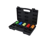 Juego de casquillos - KS TOOLS - 515.0870 - Aluminio - 5 piezas - 1/2" (15-17-19-21-22 mm)