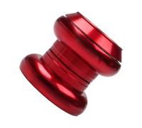 Juego de Cazoletas Rodamientos 29,6 MM para Bicicleta de Equilibrio | Acabado Liso y Brillante, Rojo, Aleación de Aluminio, Recambio Refit de Push Bike