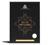 Juego de cena misteriosa de asesinato de los años 20 para hasta 20 adultos, organiza tu propia cena de noche de juego, temática Speakeasy Gatsby de los años 20, tamaño mediano, inglés, 4-20 jugadores