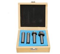 Juego de centros de copa de espolón giratorio para torno de madera MT1/MT2, kit de herramientas de torneado de madera de 4 piezas, juego de centros vivos de acero de alta calidad (ellos murieron)