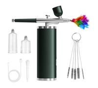 Juego de cepillo de aire hidratante facial de mano con compresor, recargable por USB, cepillo de aire inalámbrico para hidrataciones de piel seca, dispositivo hidratante facial portátil