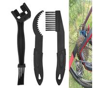 Juego de cepillo de limpieza para cadenas de bicicleta, 2 unidades para bicicleta de montaña, bicicleta, motocicleta, limpiador de cadenas para cadenas de bicicleta limpia