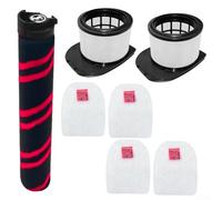 Juego de cepillo de repuesto y filtro HEPA para aspiradora inalámbrica Shark Stratos IZ400EU, IZ400EUT, IZ420EU e IZ420EUT, cepillo de rodillo con filtros de fieltro de espuma (7 piezas)