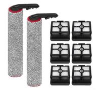 Juego de cepillo de rodillo H15 y filtro HEPA para aspiradora Pro Heat HHR48A Wet Dry Vacuum Cleaner Plastic Lint Nylon Filter Paper Main Side Brush Kit Effective Dirt Dust Debris Pick(B)
