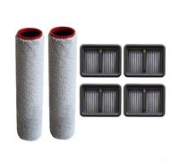 Juego de cepillo de rodillo y filtro HEPA para Dreame H15 Pro H15 Mix H12 Pro FlexReach, accesorios de aspiradora con rodillos de cepillo de microfibra y sistema de filtro de alta eficiencia (6 piezas