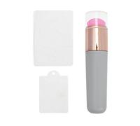 Juego de cepillo de uñas de silicona y sello de uñas, aplicador reutilizable para mujeres y niñas, decoración de uñas para degradados, arte de uñas