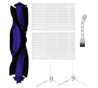 Juego de cepillo lateral principal y filtro compatible con Narwal para robot aspirador Freo S para ayudar a barrer la suciedad en el camino de la aspiradora