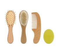 Juego de cepillo para el cabello y peine - Juego de cepillos para el cabello para el baño, herramienta de relajación para el cuidado del cabello, cuidado del bebé, cumpleaños, baby shower, regalos de