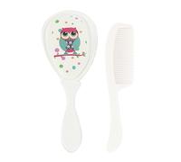 Juego de cepillo y peine para bebé, cepillo para el pelo de bebé, cepillo de aseo para bebés, productos de seguridad para niños, ducha, masaje, cuidado del cuero cabelludo para el baño