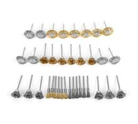 Juego de cepillos de alambre de acero y latón, Kit de herramientas rotativas de rueda de pulido para eliminación de óxido de pintura, adecuado para taladro eléctrico amoladora