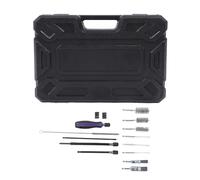 Juego de cepillos de alambre trenzado para taladro, 19 unidades, cepillo de limpieza para orificios de taladro, cepillo de alambre de limpieza para inyectores de y moto