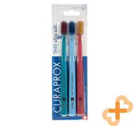 Juego De Cepillos De Dientes CURAPROX CS 5460 ULTRA SOFT 3 Pzs. Mango Cctagonal