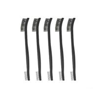 Juego de cepillos de eliminación de óxido, cepillo de limpieza industrial, cepillo de alambre de doble extremo para soldadura de metal, eliminación de óxido y taller (alambre de acero)