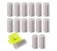 Juego de cepillos de esponja para tenis. Esponja, gris, 15 cepillos + clips. Aplicador de pegamento a base de agua para racket rubber | Durable Paddle Adhesive Spreader Tool Kit