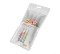Juego de cepillos de limpieza para espacios estrechos para tazas y tapas, herramienta flexible para grietas que llega a zonas de difícil acceso, diseño de silicona para uso doméstico de 20 cm