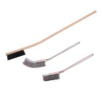 Juego de cepillos de Limpieza para jaulas de pájaros, 3 eficaces Kits de cepillos de Limpieza de Acero Inoxidable para Ardillas, Accesorios para jaulas de pájaros, Suministros para jaulas de pájaros