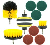 Juego de cepillos de limpieza Rosfix 12 piezas | 1/4" hexagonal | para destor...