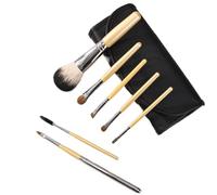 Juego de cepillos de maquillaje, juego de 7 PC, conjunto completo de herramientas de belleza, juego de cepillos de maquillaje