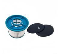 Juego de cepillos de repuesto para Bissell PowerClean 4051 4039 para furguard - Rodillo y filtro multisuperficies para pelo de animales - 15 cm negro (HEPA + filtro algodón)