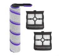 Juego de cepillos de rodillo de filtro de repuesto compatible con aspiradora Narwal S30, incluye 1 cepillo para quitar pelusas y 2 filtros de polvo de alta eficiencia