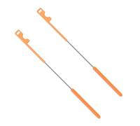 Juego de cepillos flexibles de silicona con mango largo de 0,8 mm y 1 mm para botellas de espacios reducidos, cepillo de paja de doble extremo