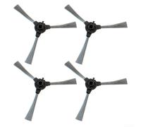 Juego de cepillos laterales de repuesto para robot aspirador Cecotec 2290 - Paquete de 4 piezas, compatible con la serie 2290, cepillos laterales de plástico negro para una óptima