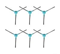 Juego de cepillos laterales de repuesto para robot aspirador Midea VCR S6 Plus, paquete de 6, accesorios de limpieza de esquinas de plástico y nailon