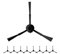 Juego de cepillos laterales de repuesto para Xiaomi para aspiradora Mijia B116X20 Plus, cerdas de nailon en ángulo, accesorio de aspiradora negro (8 piezas)